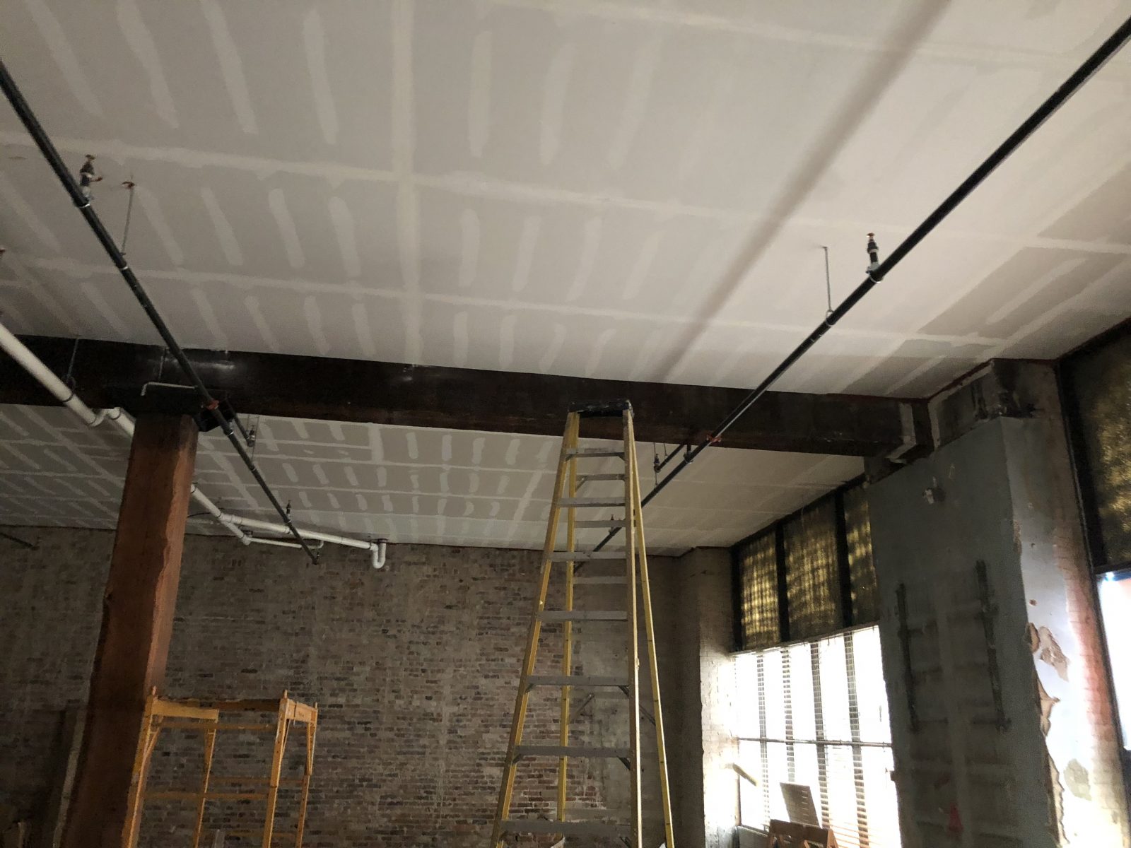 ceiling not done