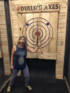 Loretta Zedella at Dueling Axes