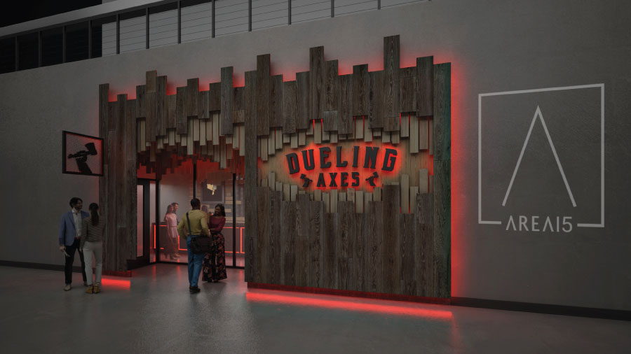 Dueling Axes Las Vegas Location