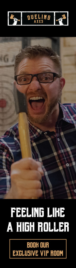 vip axe throwing lanes