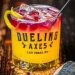 Golden Knight Cocktail at Dueling Axes