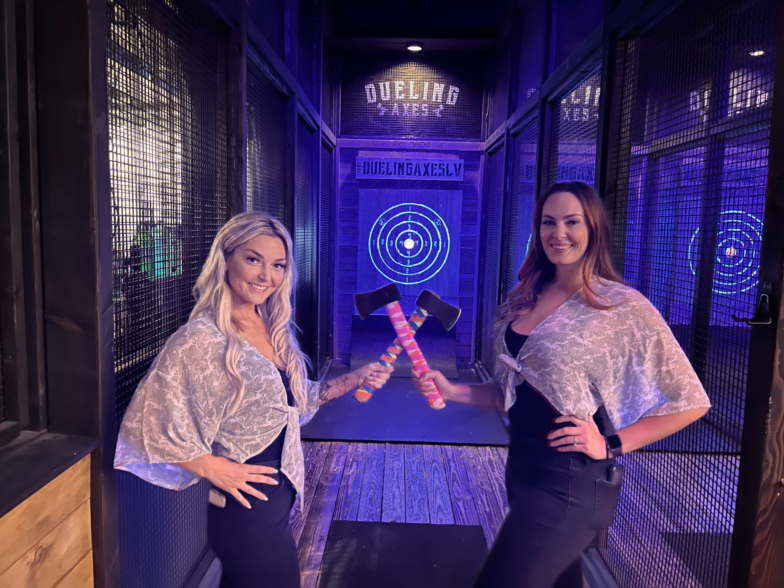 Partner Bottle Service And Coaching At Dueling Axes Las Vegas